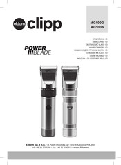 Eldom POWER BLADE clipp MG100S Manual De Instrucciones