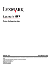 Lexmark 7510-230 Guia De Instalacion