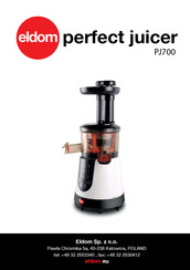 Eldom perfect juicer PJ700 Manual De Instrucciones