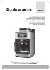 Eldom cafe aromax KA500 Manual De Instrucciones