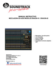 Soundtrack pro-audio DRAGON-20 Manual Instructivo