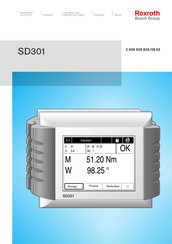 Bosch Rexroth SD301 Manual Del Usuario