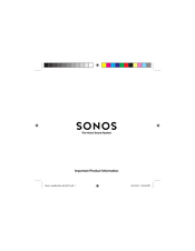 Sonos RM016 Manual Del Usuario