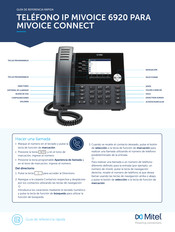 Mitel MiVoice 6920 Manual De Instrucciones