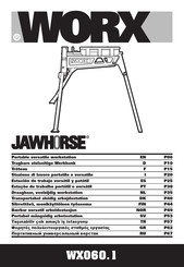 Worx Jawhorse WX060.1 Traducción De Las Instrucciones Originales