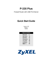 Zyxel P-335 Guia De Inicio Rapido