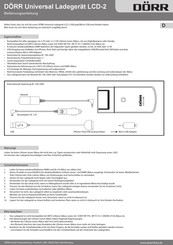 Dörr LCD-2 Manual De Instrucciones