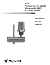 Magnetrol B40 Manual De Operación E Instalación