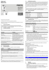 Festo CPX-E-EC Traducción Del Manual Original