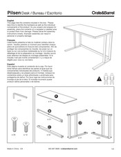Crate&Barrel Pilsen Guia De Inicio Rapido