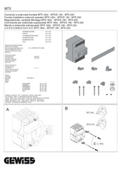 Gewiss MTX/E 160 Guia De Inicio Rapido