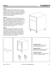 Crate&Barrel Pilsen Guia De Inicio Rapido