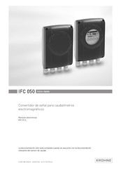 KROHNE IFC 050 Inicio Rápido