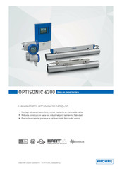 Krohne OPTISONIC 6300 Hoja De Datos Técnica