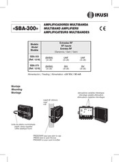 Ikusi SBA-300 Serie Guía De Montaje