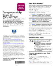 HP StorageWorks MSA1000 Instrucciones Para La Sustitución