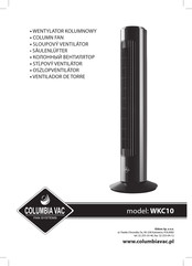 Eldom COLUMBIA VAC WKC10 Manual De Instrucciones