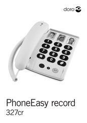 Doro PhoneEasy record 327cr Manual De Instrucciones