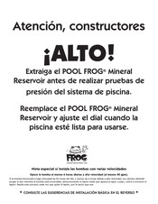 King Technology POOL FROG XL Pro Instalación