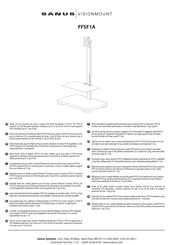 Sanus VisionMount FFSF1A Manual De Instrucciones