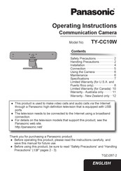 Panasonic TY-CC10W Instrucciones De Operación