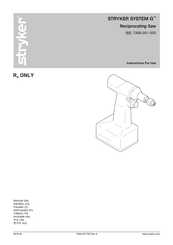 Stryker SYSTEM G 7306-001-000 Instrucciones De Uso