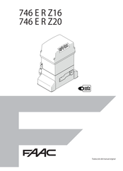 FAAC 746 E R Z20 Manual De Instrucciones