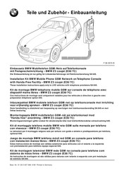 BMW fF36 0074 B Manual Del Usuario