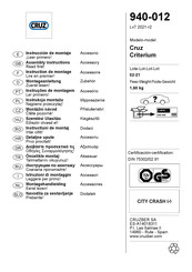 CRUZ 940-012 Instrucción De Montaje