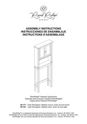 RiverRidge Hayward 06-177 Instrucciones De Ensamblaje