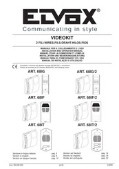 Elvox 68IG Manual Para El Conexionado Y El Uso