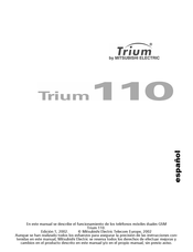 Mitsubishi Electric Trium 110 Manual Del Usuario