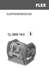 Flex CL 2000 18.0 Instrucciones De Funcionamiento Originales