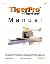 TigerStop TigerPro Manual