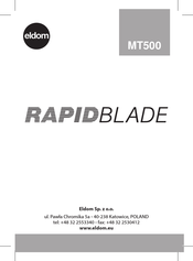 Eldom RAPIDBLADE MT500 Manual De Instrucciones