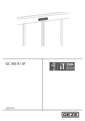 GEZE GC 365 R/SF Manual De Instrucciones