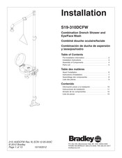 Bradley S19-310DCFW Manual De Instalación