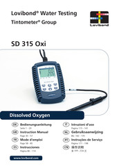 Tintometer Lovibond SD 315 Oxi Instrucciones