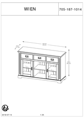 JYSK HORBELEV 53563001 Manual De Instrucciones