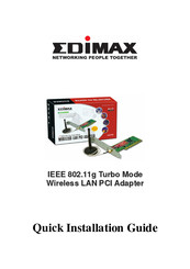 Edimax EW-7128g Guía De Instalación Rápida