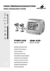 Monacor Security TVSET-550 Manual De Instrucciones