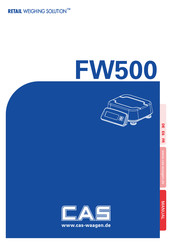 CAS FW500 Manual De Instrucciones