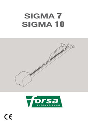 Forsa Automatismos SIGMA 7 Manual De Instrucciones