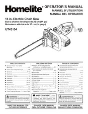 Homelite UT43104 Manual Del Operador