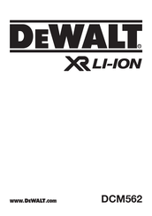 DeWalt XR DCM562 Traducido De Las Instrucciones Originales