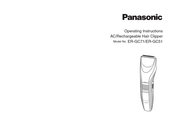 Panasonic ER-GC71 Instrucciones De Operación