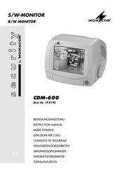 Monacor CDM-600 Manual De Instrucciones