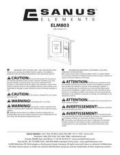 Sanus ELM803 Manual De Instrucciones