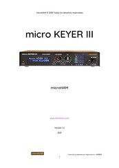 microHAM micro KEYER III Manual Del Usuario