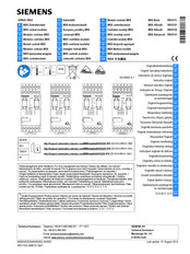 Siemens MSS Advanced Instrucciones Originales